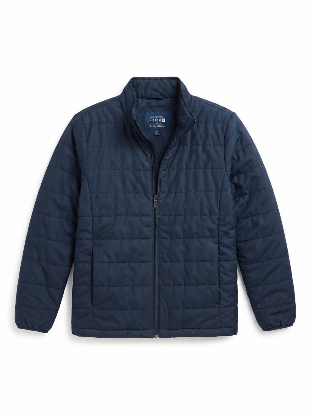 Brooks Brothers for United Airlines Quilted Navy Puffer Jacket SP
